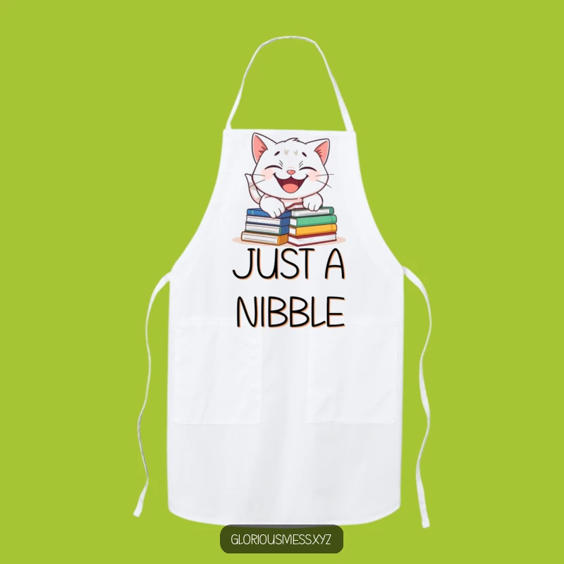 Funny Cat Tripping Apron: Kitchen Mischief Character - Chef Funny Gift!