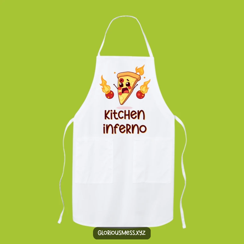Funny Pizza Slice Apron: Cook with Confidence and Hilarious Style