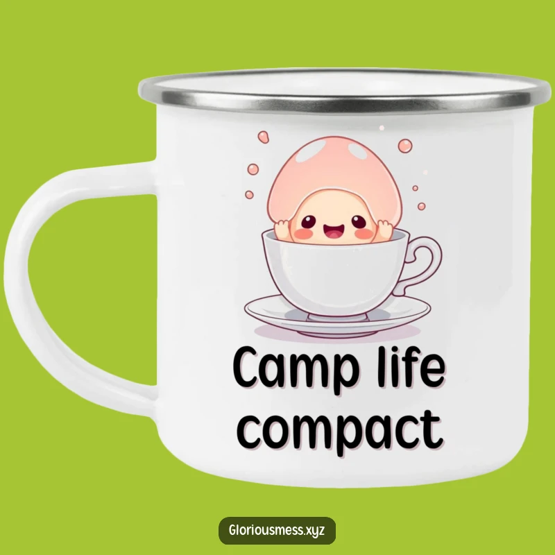 Funny Jelly Teacup Camping Mug: Adventure Fuel for Wobbly Campers