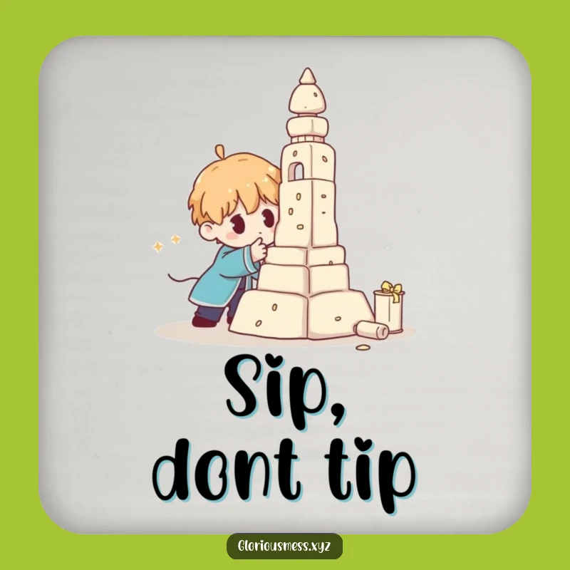 Funny Wobbly Sculpture Coasters: Protect Your Surfaces with Humor