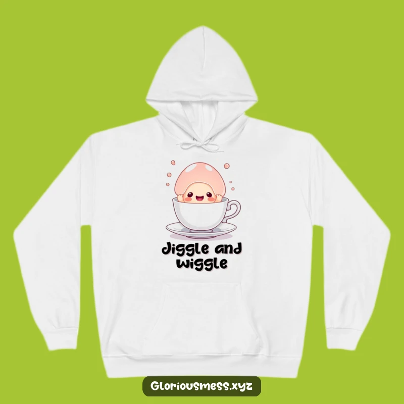 Funny Jelly Teacup Hoodie: Cozy Up with Hilarious, Wobbly Comfort