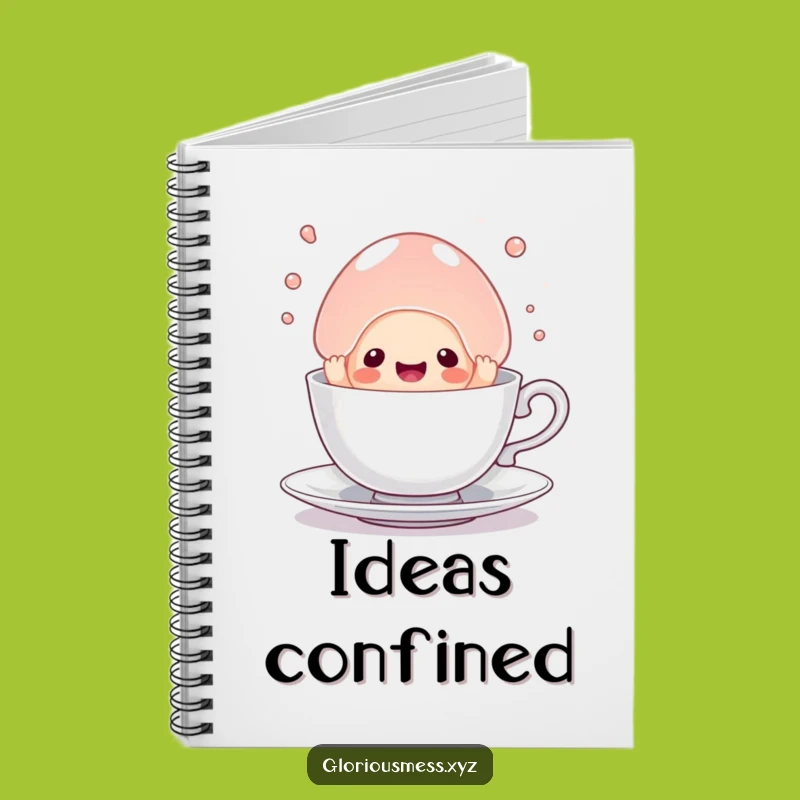 Funny Jelly Teacup Notebook: Jot Down Thoughts with Hilarious, Wobbly Flair