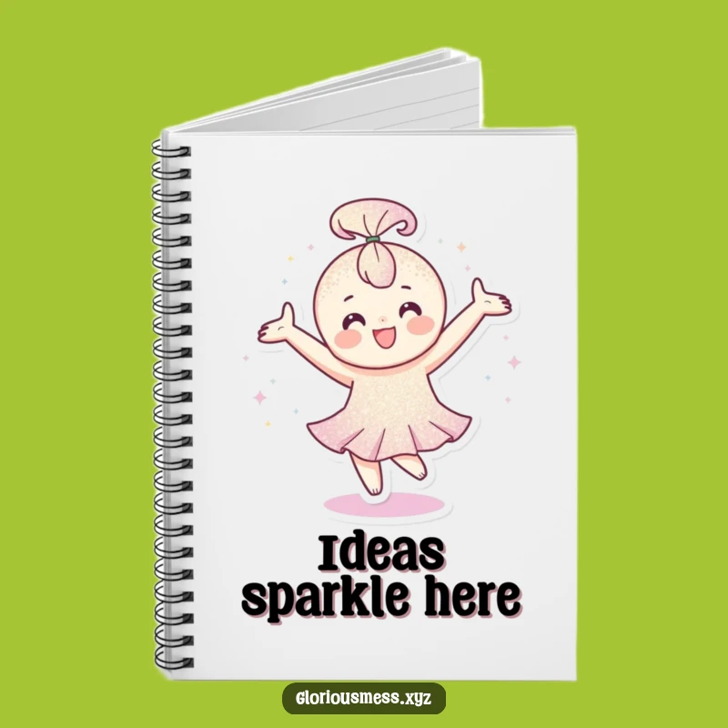 Funny Sparkle Ideas Notebook: Glittery Character Notes, Ideal Funny Gift!