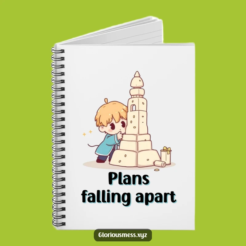 Funny Wobbly Sculpture Notebook: Document Your Creative Journey