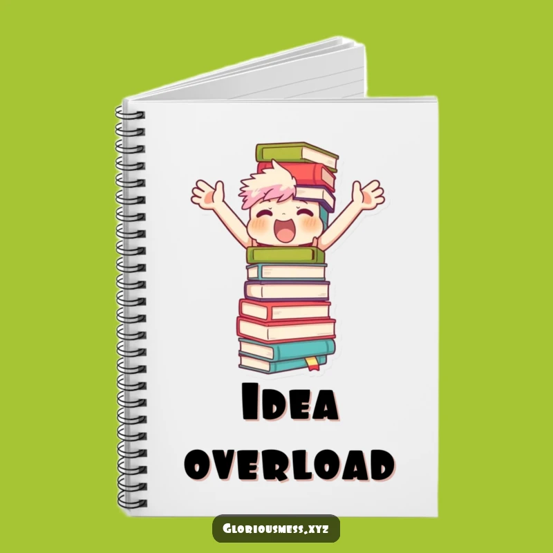 Funny Reader's Stack Notebook: Character's Balancing Act - Jot Down Literary Ideas!