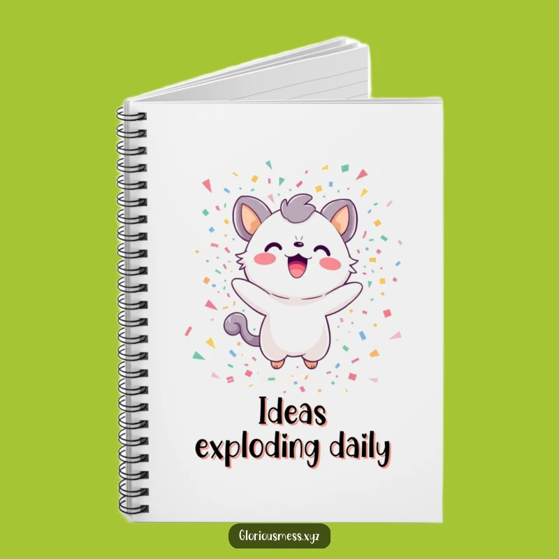 Funny Confetti Creature Notebook: Capture Ideas in This Joyful Explosion Journal
