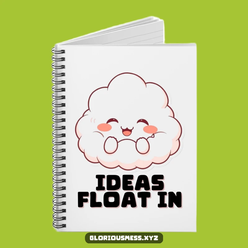 Funny Cloud Giggle Notebook: Happy Ideas Character - Write Funny Gift!