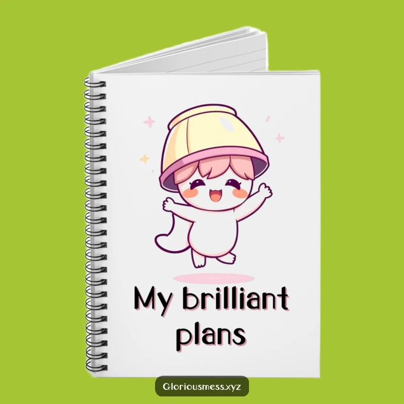 Funny Party Planner Notebook: Lampshade Dancer Character - Jot Down Fun Ideas!