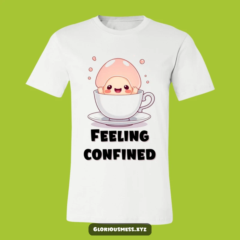 Funny Jelly Teacup T-Shirt: Wobbly Drama, Hilarious Everyday Life Tee