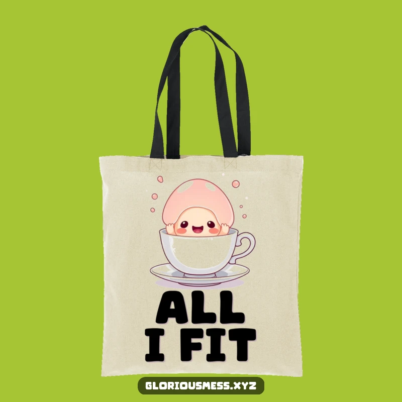 Funny Jelly Teacup Tote Bag: Carry Your Essentials with Hilarious Charm